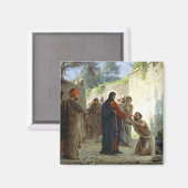 Christus Het witte Man genezen Magneet (Voorkant / Achterkant)