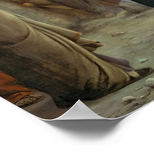 Christus Het witte Man genezen Poster (Hoek)