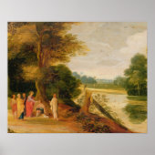 Christus Het witte Man genezen Poster (Voorkant)