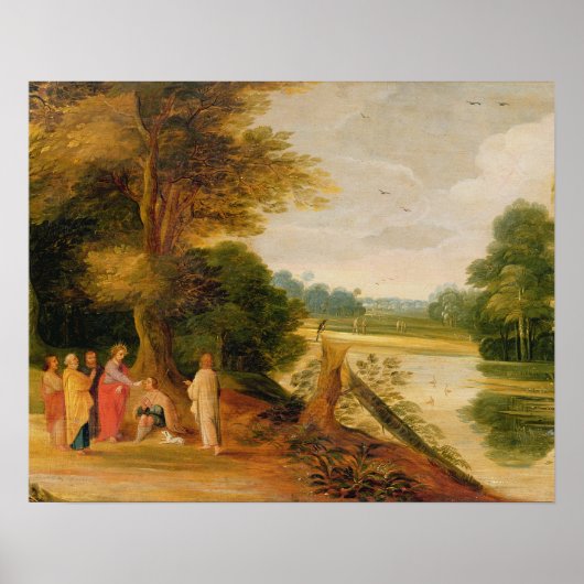 Christus Het witte Man genezen Poster (Voorkant)