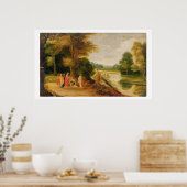 Christus Het witte Man genezen Poster (Keuken)