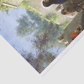 Christus Het witte Man genezen Tissuepapier (Detail)