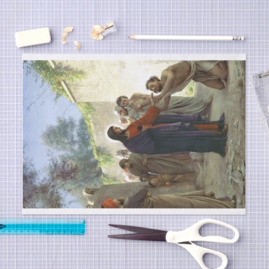 Christus Het witte Man genezen Tissuepapier (Craft)