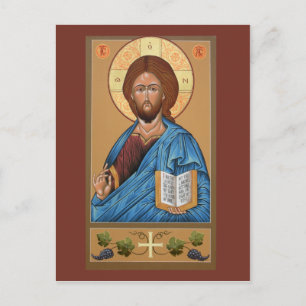 Christus Icon Prayer-kaart Briefkaart