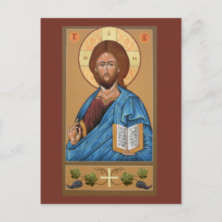 Christus Icon Prayer-kaart Briefkaart