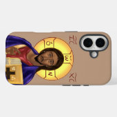 Christus icoon iPhone hoesje - meerdere maten (Achterkant (horizontaal))