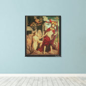 Christus in de hel canvas afdruk (Insitu (Houten vloer))