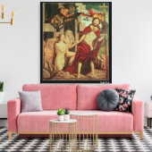 Christus in de hel canvas afdruk (Insitu (Woonkamer))