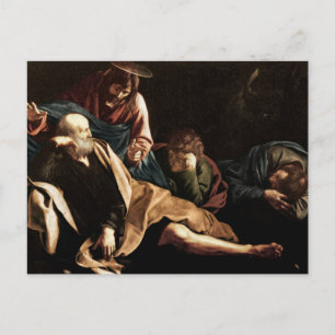 Christus in de Hof door Caravaggio Ansichtkaart Briefkaart