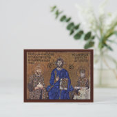 Christus in de keizer en ontzegd briefkaart (Staand voorkant)