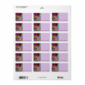 Christus in de kerst houden etiket (Full Sheet)