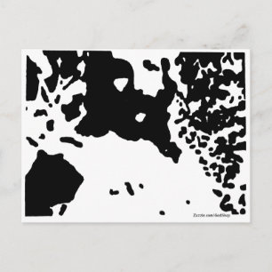 Christus in de sneeuw briefkaart