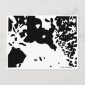 Christus in de sneeuw briefkaart (Voorkant)