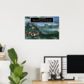 Christus in de storm poster (Thuiskantoor)