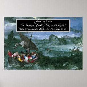 Christus in de storm poster