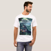 Christus in de storm t-shirt (Voorkant volledig)