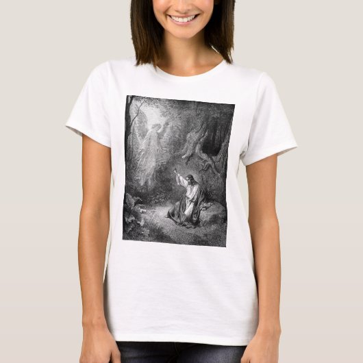 Christus in de tuin t-shirt (Voorkant)