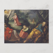 Christus in de tuin van de olijven, 1625 briefkaart (Voorkant)