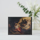 Christus in de tuin van de olijven, 1827 briefkaart (Staand voorkant)