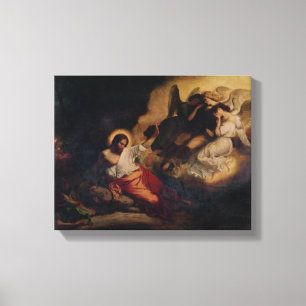 Christus in de tuin van de olijven, 1827 canvas afdruk