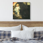 Christus in de tuin van Gethsemane 3 Canvas Afdruk (Insitu (Slaapkamer))