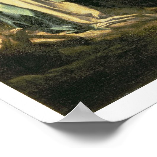 Christus in de tuin van Gethsemane 3 Poster (Hoek)