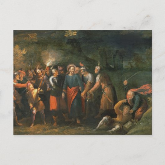 Christus in de Tuin van Gethsemane Briefkaart (Voorkant)