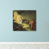 Christus in de tuin van Gethsemane Canvas Afdruk (Insitu (Houten vloer))