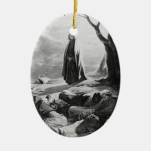 Christus in de tuin van Gethsemane Keramisch Ornament