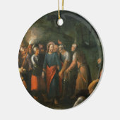Christus in de tuin van Gethsemane Keramisch Ornament (Links)