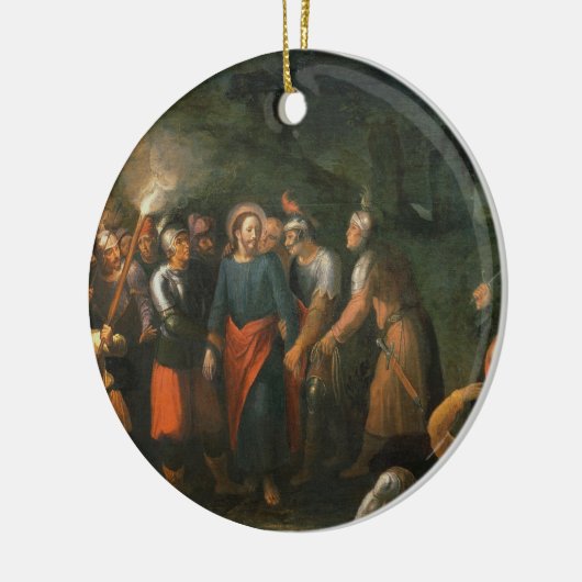 Christus in de tuin van Gethsemane Keramisch Ornament (Links)