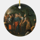 Christus in de tuin van Gethsemane Keramisch Ornament (Achterkant)