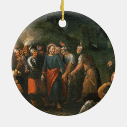 Christus in de tuin van Gethsemane Keramisch Ornament (Achterkant)