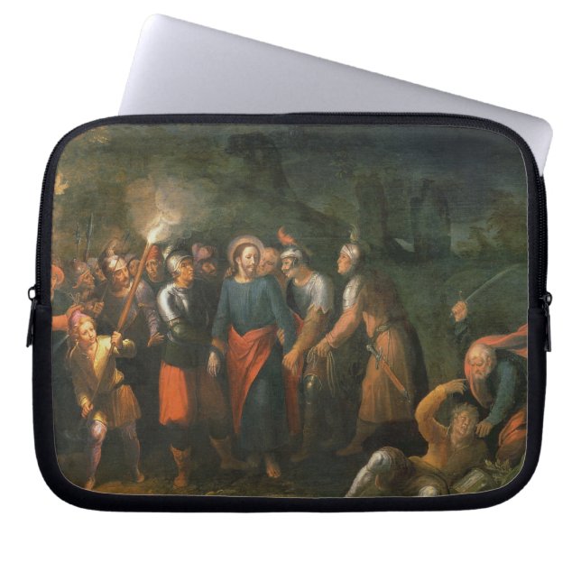 Christus in de tuin van Gethsemane Laptop Sleeve (Voorkant)