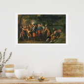 Christus in de tuin van Gethsemane Poster (Keuken)