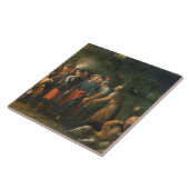 Christus in de tuin van Gethsemane Tegeltje (Zijkant)