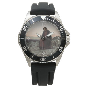 Christus in de wilde natuur (door Ivan Kramskoi) Horloge