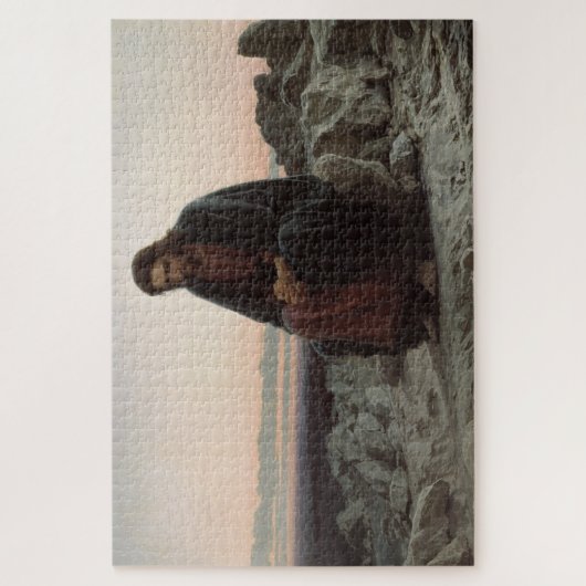 Christus in de wilde natuur (door Ivan Kramskoi) Legpuzzel (Verticaal)