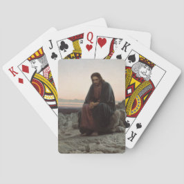 Christus in de wilde natuur (door Ivan Kramskoi) Pokerkaarten