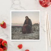 Christus in de wilde natuur (door Ivan Kramskoi) Servet (Insitu)