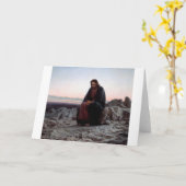 Christus in de wilde natuur, Ivan Kramskoi Kaart (Gele Bloem)