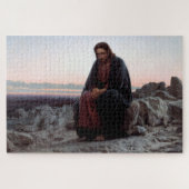 Christus in de wilde natuur, Ivan Kramskoi Legpuzzel (Horizontaal)