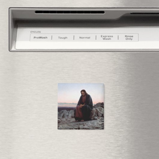 Christus in de wilde natuur, Ivan Kramskoi Magneet (Insitu (Vaatwasser))
