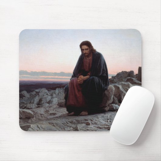 Christus in de wilde natuur, Ivan Kramskoi Muismat (Met muis)