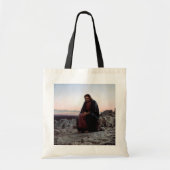 Christus in de wilde natuur, Ivan Kramskoi Tote Bag (Voorkant)