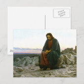 Christus in de woestijn briefkaart (Voorkant / Achterkant)
