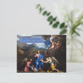 Christus in de woestijn briefkaart (Staand voorkant)