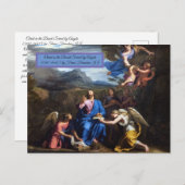 Christus in de woestijn briefkaart (Voorkant / Achterkant)