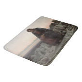 Christus in de woestijn (door Ivan Kramskoi) Badmat (Gekanteld)