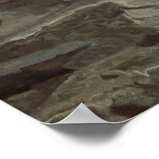 Christus in de woestijn - Kramskoi Art Print (Hoek)